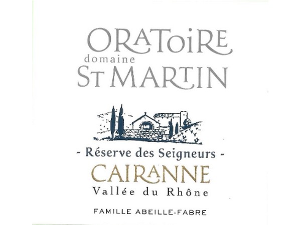 Cairanne La Reserve des Seigneurs 2019