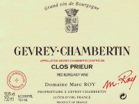 Gevrey-Chambertin Clos Prieur 2020
