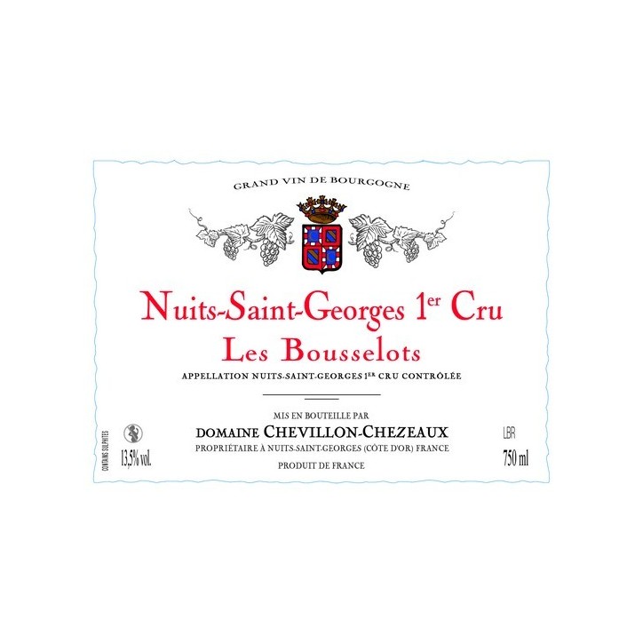 Nuits-Saint-georges 1er cru Les Bousselots 2022