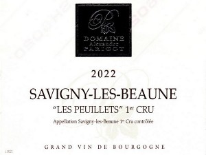 Savigny-les-Beaune 1er cru Les Peuillets 2022