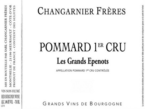 Pommard 1er cru Les Grands Epenots 2022