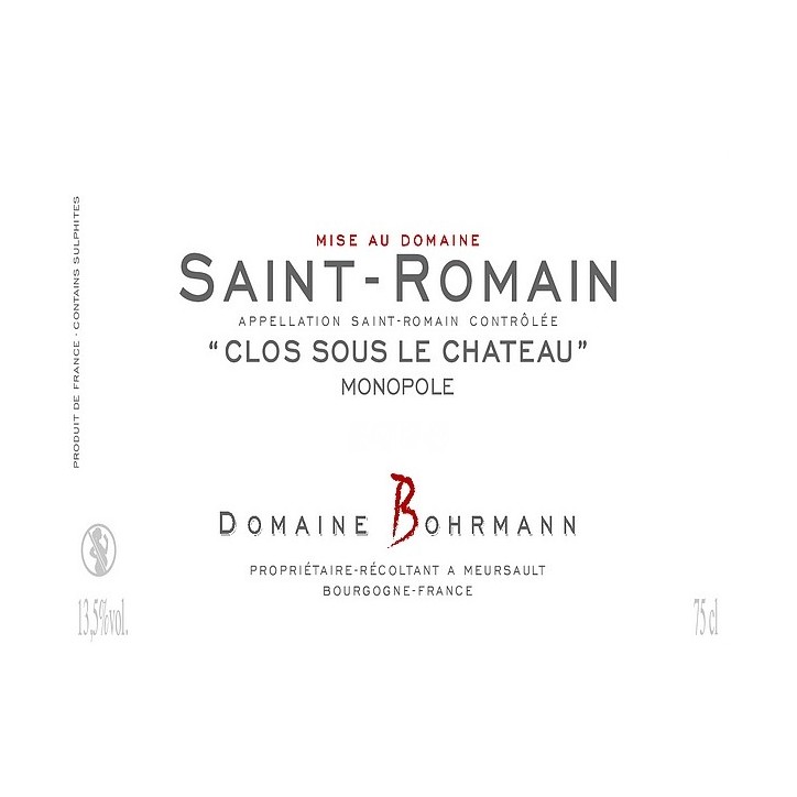 SAINT-ROMAIN Clos Sous le Château 2021