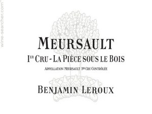 Meursault 1er cru La Pièce Sous le Bois 2019