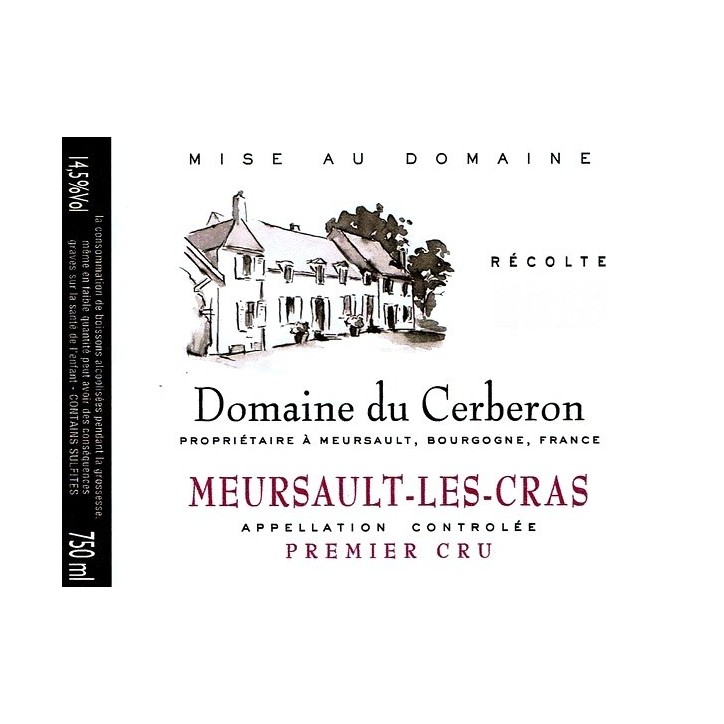 Meursault 1er cru Les Cras 2022