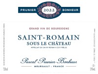 Saint-Romain Rouge Sous le Chateau 2022