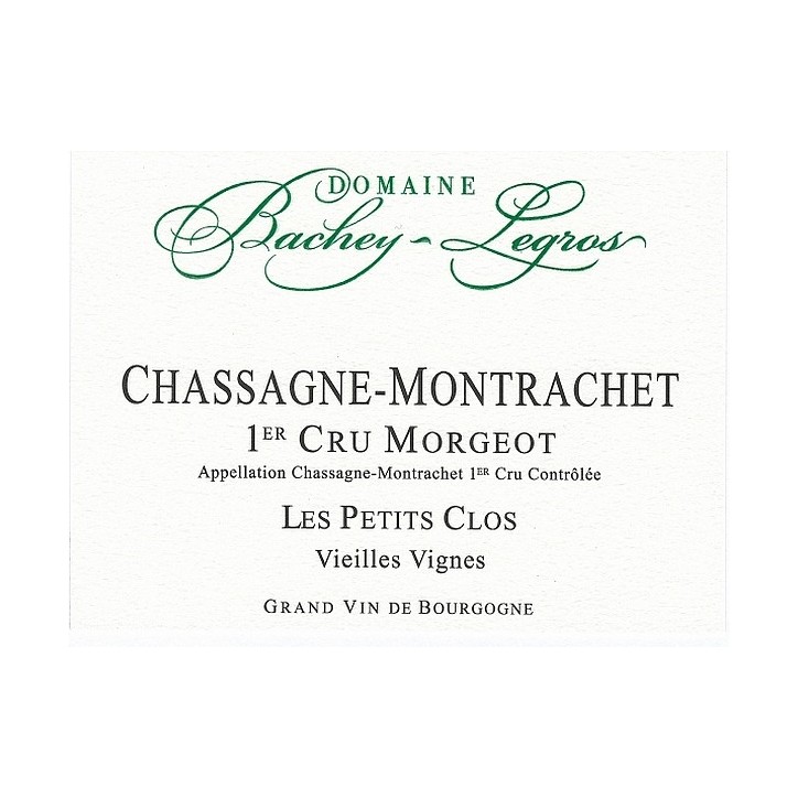 Chassagne-Montrachet 1er cru Morgeot Les Petits Clos 2022