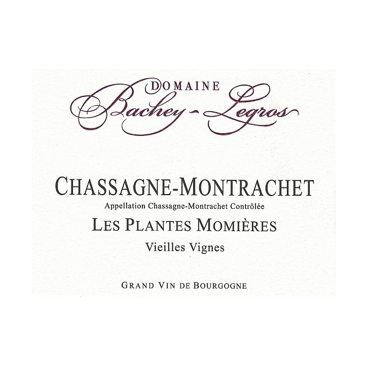 Chassagne-Montrachet Rouge Les Plantes Momières 2022