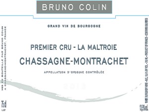 Chassagne-Montrachet Blanc 1er cru La Maltroie 2022