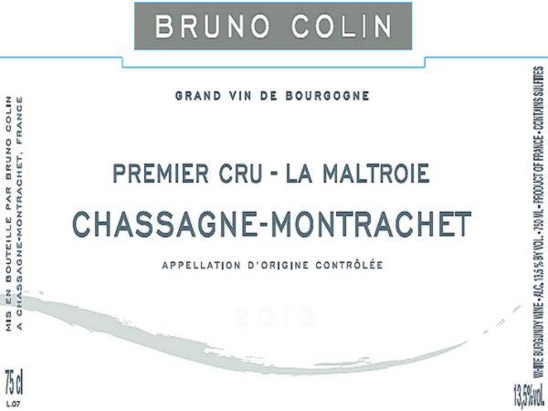 Chassagne Montrachet 1er cru La Maltroie 2022