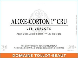 Aloxe-Corton 1er cru Les Vercots 2022