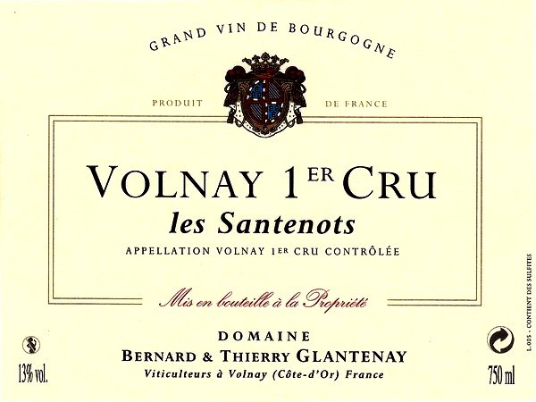 Volnay 1er cru Santenots 2022