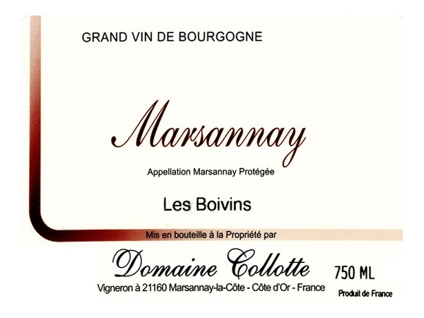 Marsannay Les Boivins 2021