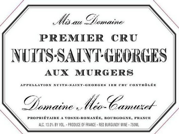 Nuits-Saint-Georges 1er cru Aux Murgers 2022