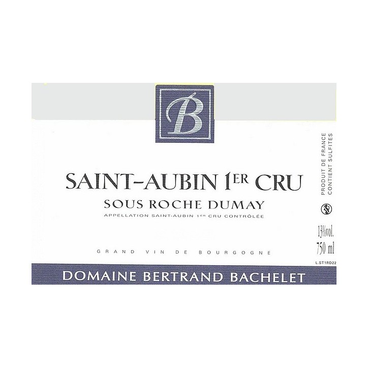 Saint-Aubin 1er cru Sous Roche Dumay 2022