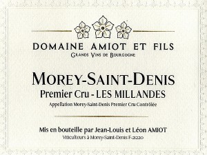 Morey Saint Denis 1er cru Les Millandes 2022