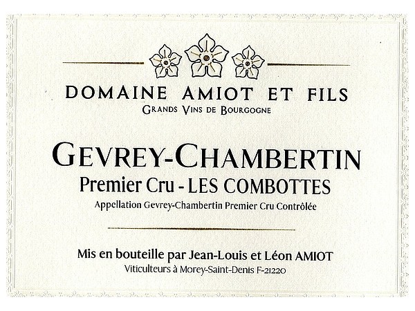 Gevrey-Chambertin 1er cru Aux combottes 2022