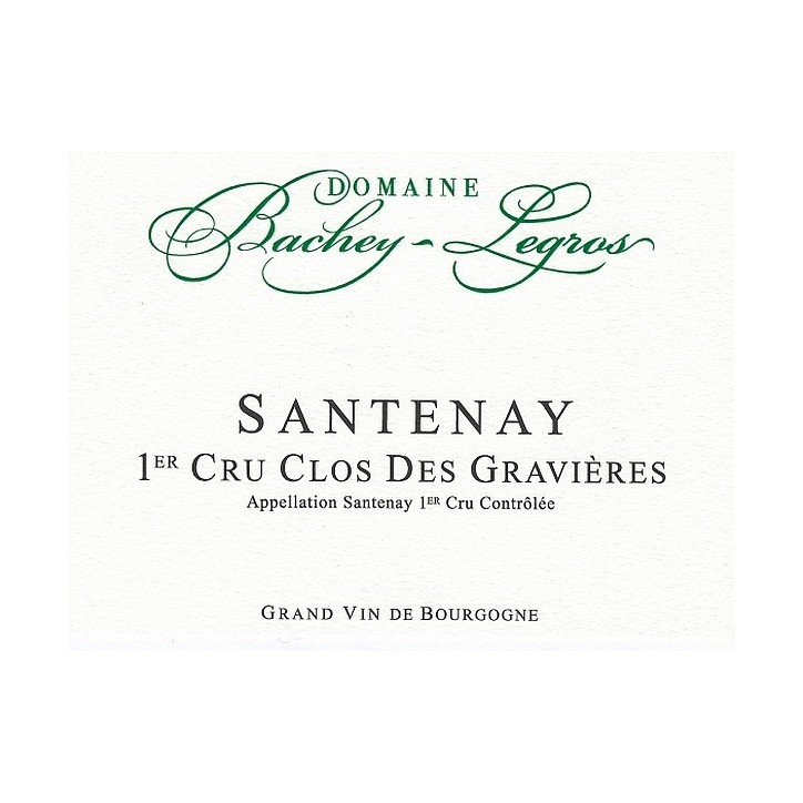 Santenay 1er cru Blanc Clos des Gravières 2022