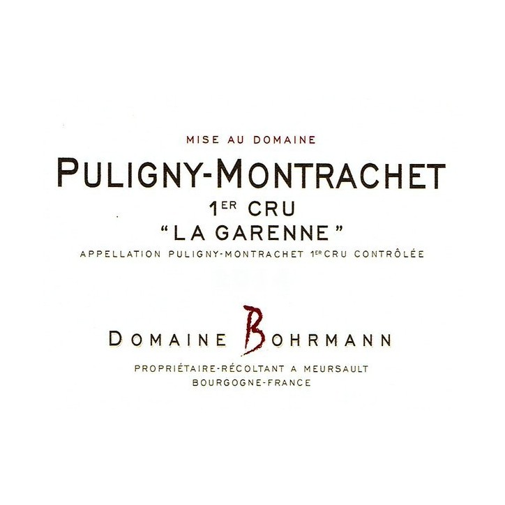 Puligny-Montrachet 1er cru La Garenne 2022