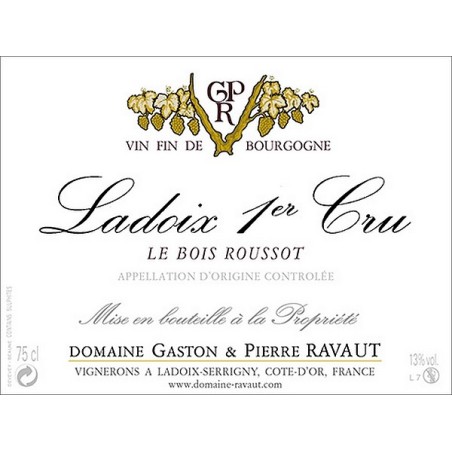 Ladoix 1er cru Le Bois Roussot 2022