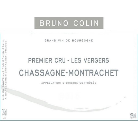 Chassagne-Montrachet 1er cru Les Vergers Blanc 2019