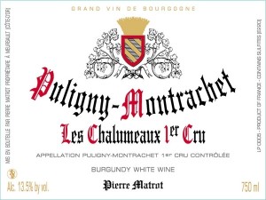 Puligny-Montrachet 1er cru Les Chalumeaux 2022