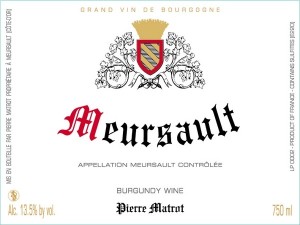 Meursault Rouge 2022