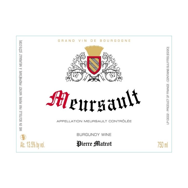 Meursault Rouge 2022