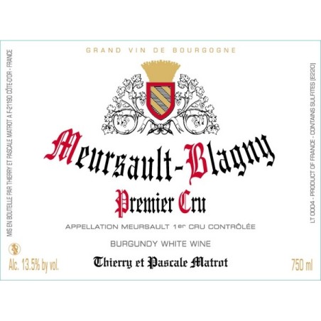 Meursault 1er cru Blagny 2022