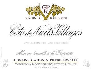 Côtes de Nuits Villages Rouge 2020