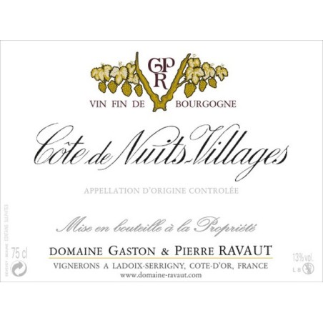 Côtes de Nuits Villages Rouge 2020