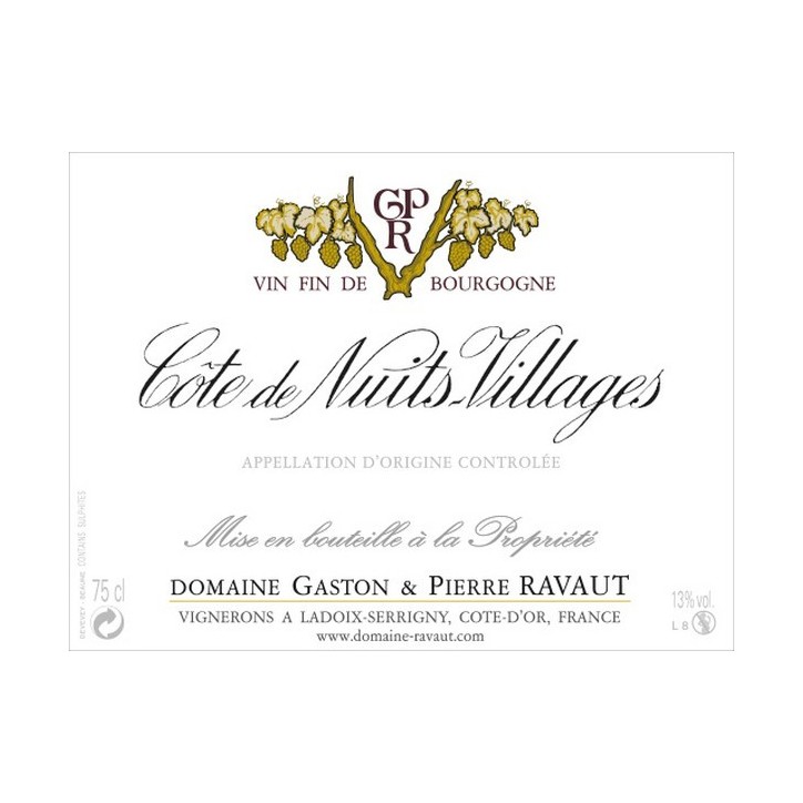 Côtes de Nuits Villages Rouge 2020