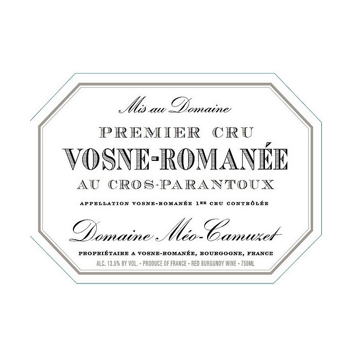 Vosne-Romanée 1er cru Au Cros Parentoux 2022