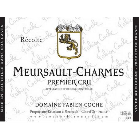 Meursault 1er cru Carmes 2022