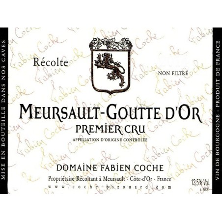 Meursault 1er cru Goutte d'Or 2022