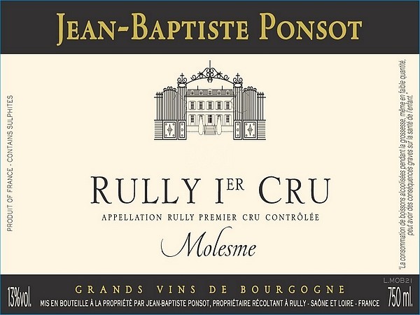 Rully blanc 1er cru Molesmes 2023