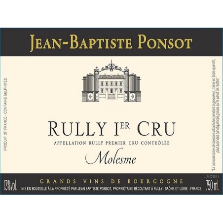 Rully blanc 1er cru Molesmes 2023