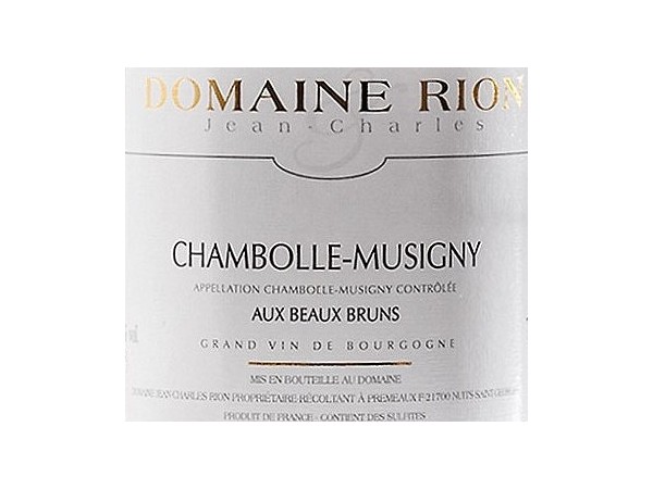 Chambolle-Musigny Aux Beaux Bruns 2020