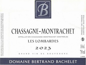 Chassagne-Montrachet rouge Les Lombardes 2023