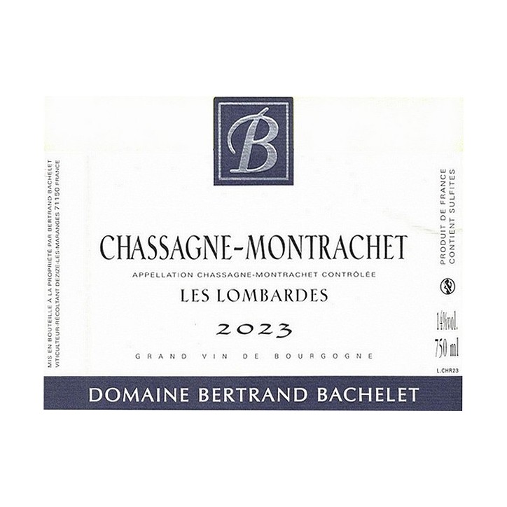 Chassagne-Montrachet rouge Les Lombardes 2023