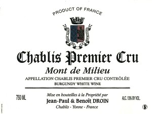 Chablis1er cru Mont de Milieu 2023