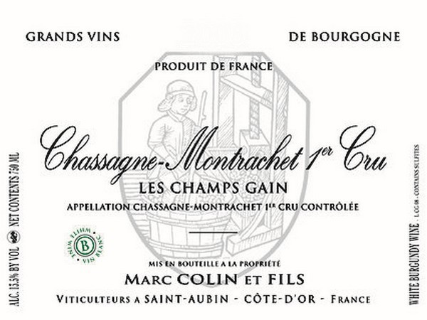 Chassagne-Montrachet 1er cru Les Champsgain 2023 COLIN Marc