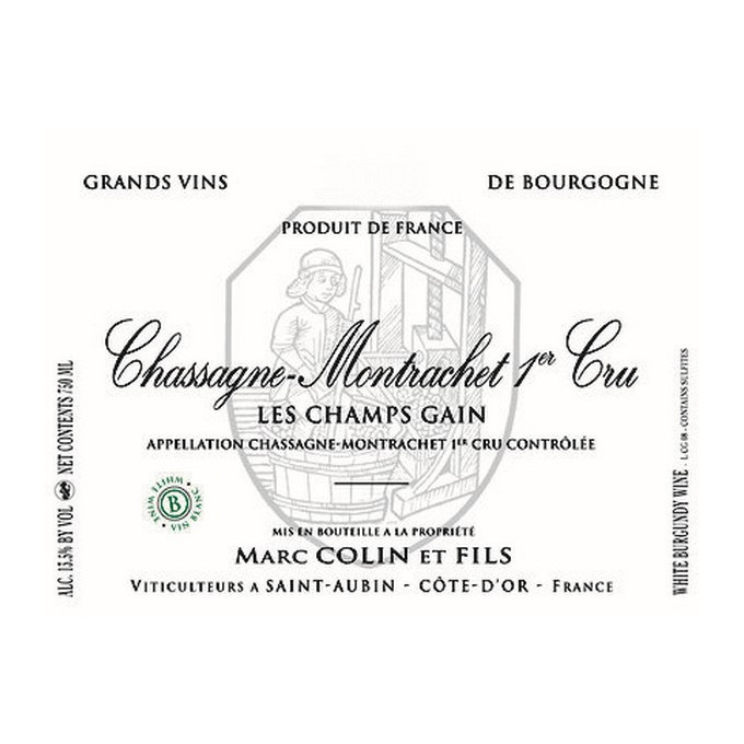 Chassagne-Montrachet 1er cru Les Champsgain 2023 COLIN Marc