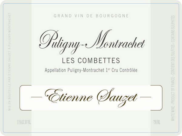 Puligny-Montrachet 1er cru Les Combettes 2023 SAUZET Etienne