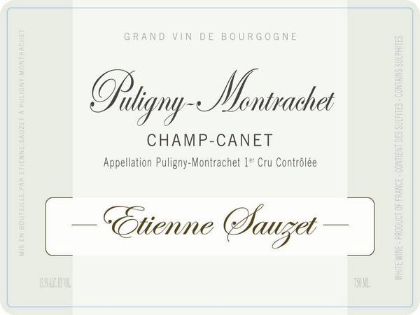 Puligny-Montrachet 1er cru Champ-Canet  2023 SAUZET Etienne