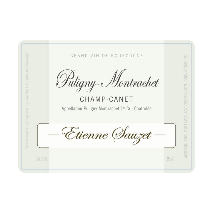 Puligny-Montrachet 1er cru Champ-Canet  2023 SAUZET Etienne