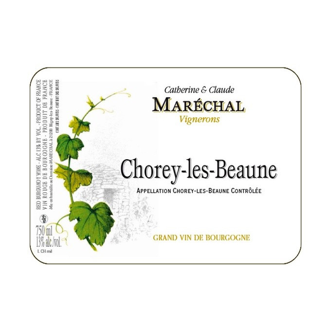 Chorey-les-Beaune rouge 2020 MARECHAL Catherine & Claude