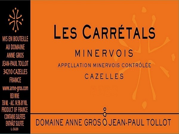 Minervois Les Carrétals 2023 GROS Anne & TOLLOT Jean-Paul Minervois Les Carrétals 2023 GROS Anne & TOLLOT Jean-Paul