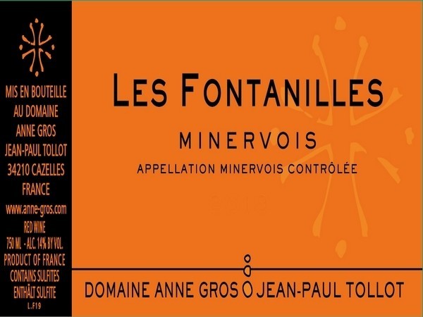 Minervois 2023 Fontanilles  GROS Anne & TOLLOT Jean Paul