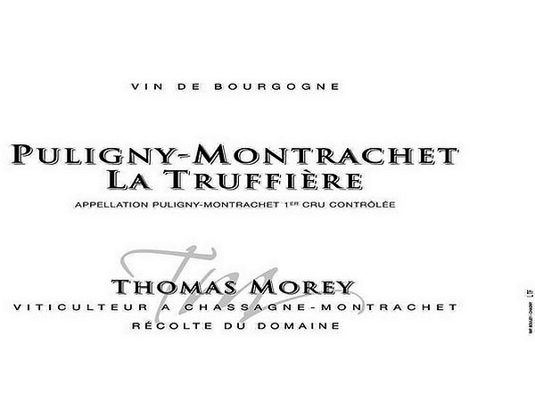 Puligny-Montrachet 1er cru La Truffière 2023 MOREY Thomas