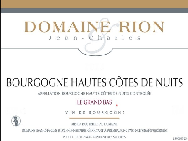 Magnum  Hautes Côtes de Nuits Le Grand Bas 2022 RION